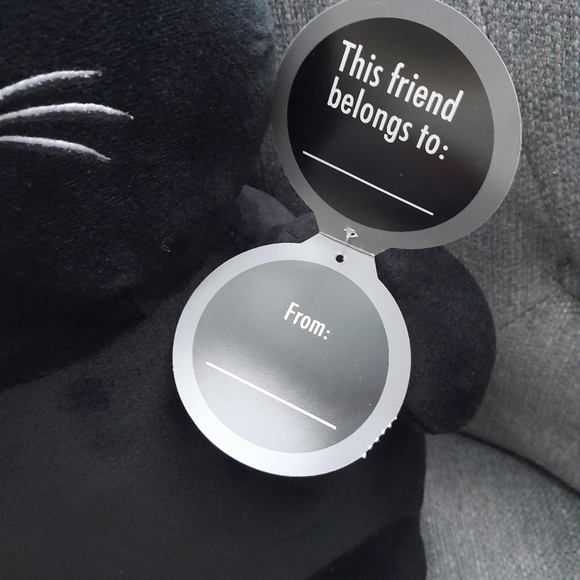 Halloween Black Cat Plush Kids Toy (NWT) Size:15"  Seasonal - Picture 5 of 5